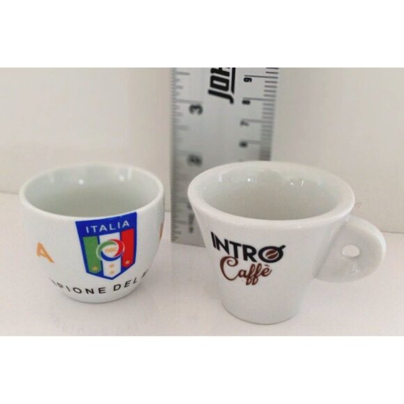 Italy Campione Del Mondo & Nitro Caffe Espresso Coffee Cups & Saucers Lot - Picture 8 of 16